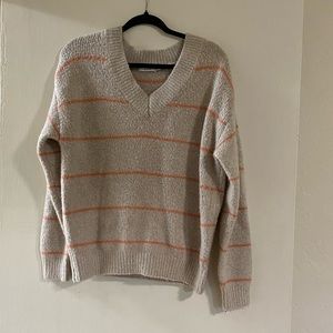 Lush striped pullover sweater